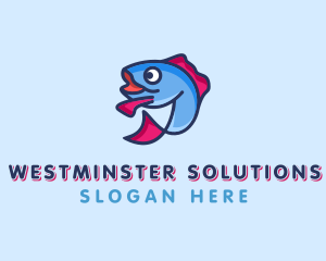 Ocean Sardine Fish logo design