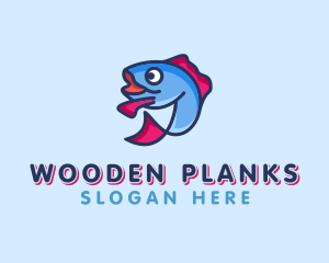 Ocean Sardine Fish logo design