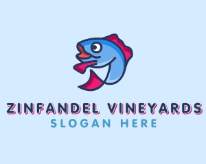 Ocean Sardine Fish logo design