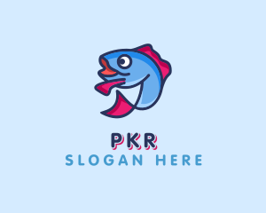 Ocean Sardine Fish logo design