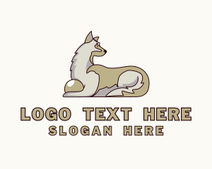 Husky - Dog Pet Supply logo design