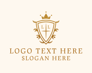 College - University College Shield Lettermark logo design