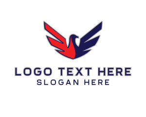 Peregrine - Bird Wing Fly logo design