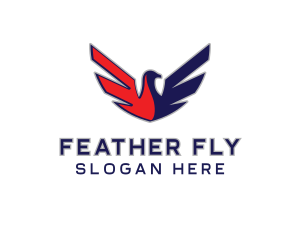 Bird Wing Fly logo design