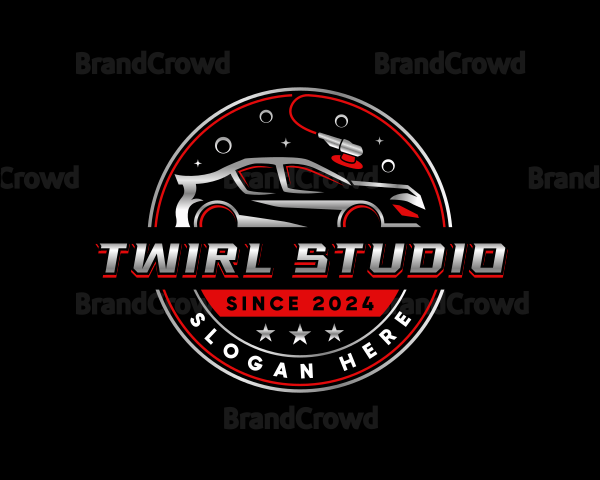 Car Wash Detailing Logo