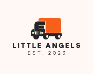 Diesel - Delivery Truck Letter E logo design