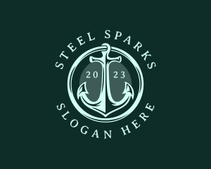 Maritime Sailor Anchor logo design