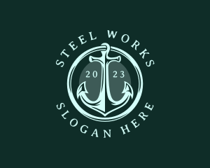 Maritime Sailor Anchor logo design