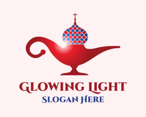 Lamp - Russian Magic Lamp logo design