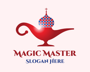 Russian Magic Lamp logo design