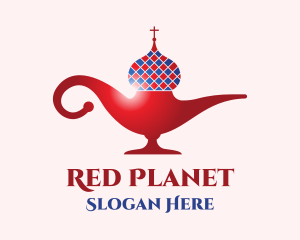 Russian Magic Lamp logo design