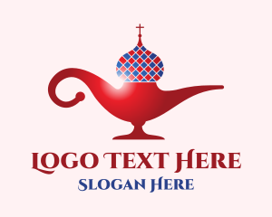 Russian Magic Lamp Logo