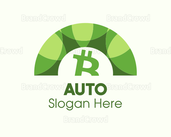 Green Bitcoin Arc Logo