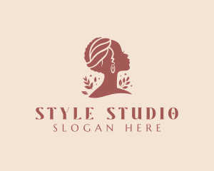 Female Hairstylist Salon logo design