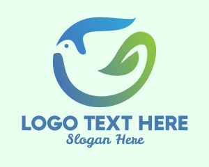 Organic Products - Dove Nature Leaf logo design