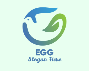 Organic Products - Dove Nature Leaf logo design