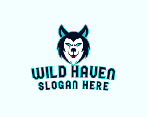 Gaming Wild Wolf logo design