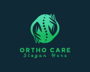 Orthopedic - Spinal Chiropractic Hand logo design