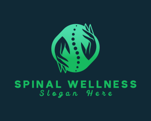 Spinal - Spinal Chiropractic Hand logo design