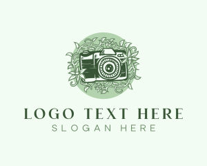 Silver Screen - Floral Camera Studio logo design
