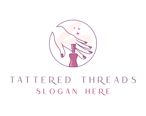 Aesthetic Nail Polish logo design