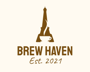 Brown Tower Cafe  logo design