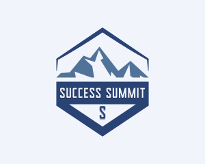 Mountaineer Hiking Summit logo design