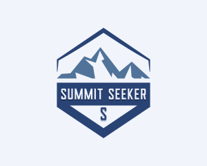 Mountaineer Hiking Summit logo design
