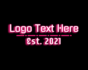 Pink - Neon Robotics Technology logo design