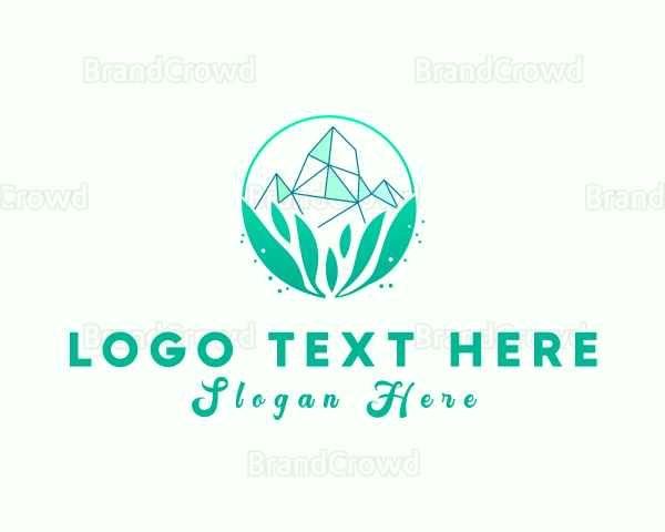 Natural Crystal Stone Logo