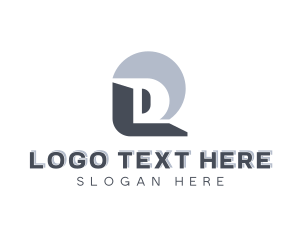 Lettermark - ModernCompany Letter D logo design
