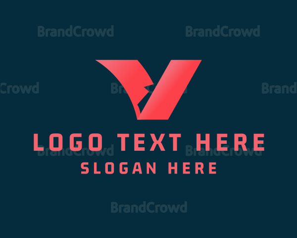 Business Letter V Agency Logo