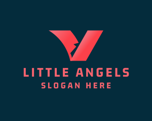 Business Letter V Agency Logo