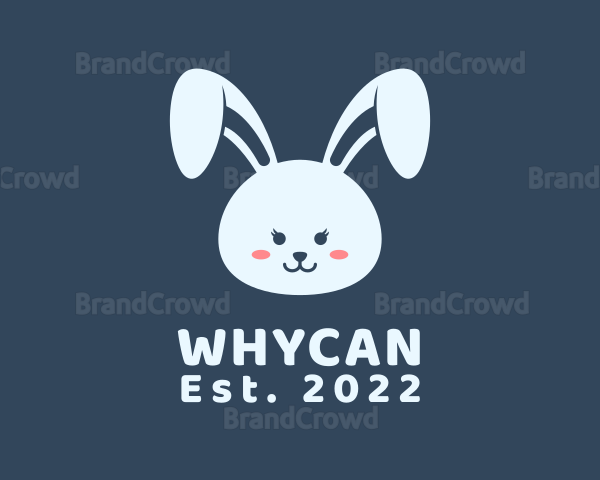 Cute Bunny Toy Logo