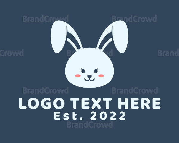 Cute Bunny Toy Logo