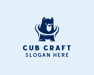 Stuffed Toy Bear  logo design