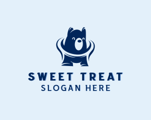 Stuffed Toy Bear  logo design