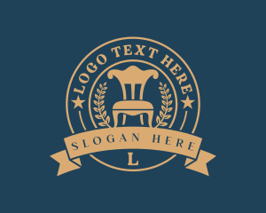 Classic - Chair Furniture Upholstery logo design