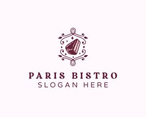 Sacher Torte Pastry Cake logo design