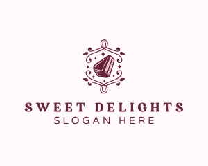 Sacher Torte Pastry Cake logo design