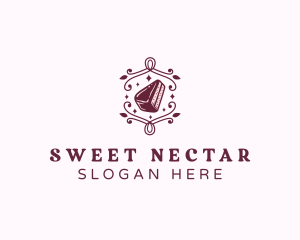 Sacher Torte Pastry Cake logo design