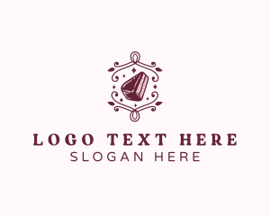 Eat - Sacher Torte Pastry Cake logo design