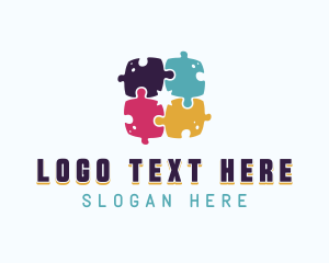 Join - Jigsaw Puzzle Star logo design