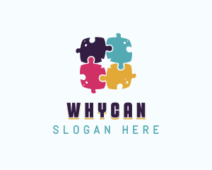 Learning - Jigsaw Puzzle Star logo design