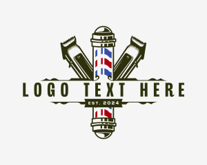 Wings Salon - Razor Barbershop Haircut logo design