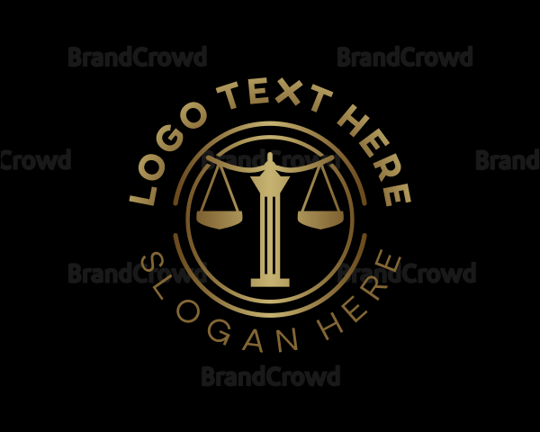 Justice Scale Law Logo