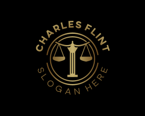 Legal - Justice Scale Law logo design