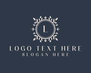 Lifestyle - Wellness Spa Beauty Wreath logo design