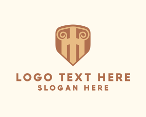 Pillar - Pillar Shield Business logo design