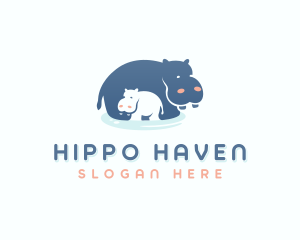 Hippo - Hippo Animal Safari logo design